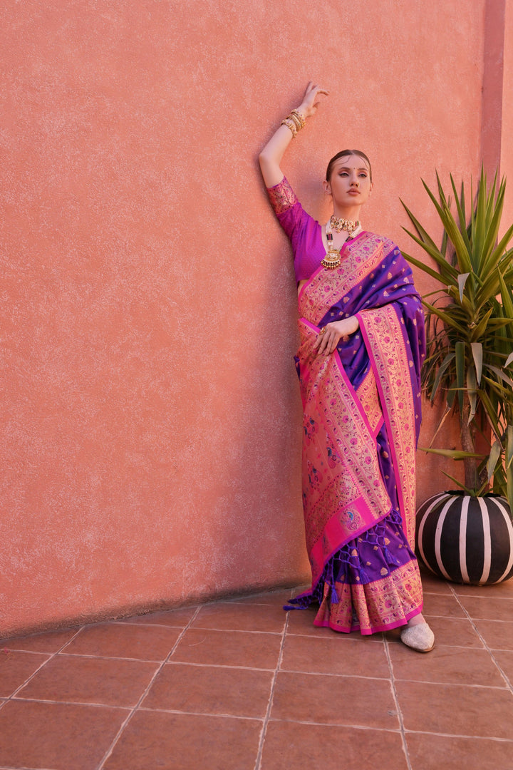 Banarasi Silk Paithani (Premium Quality Soft Silk)