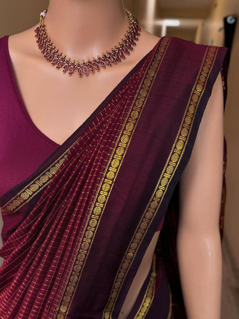 Rishipriya - ரிஷிப்ரியா (Premium Handloom Gadwal Silk Cotton)