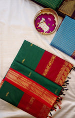 Load image into Gallery viewer, Devi - ദേവി (Premium Handloom Gadwal Silk Cotton)