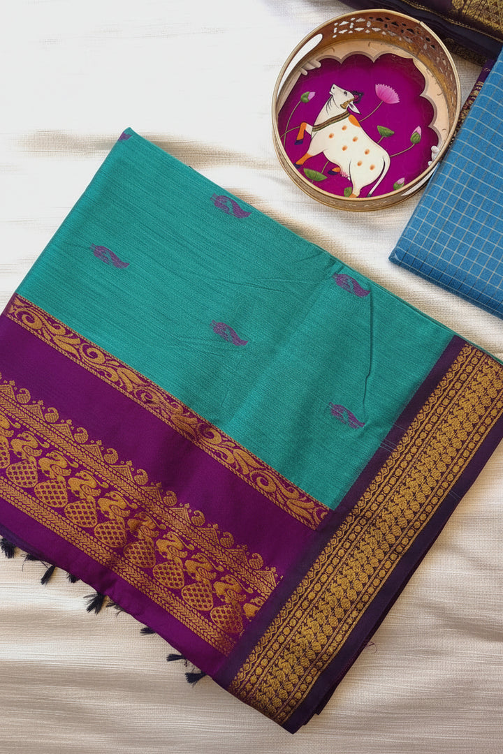 Bhairavi - भैरवी (Premium Handloom Gadwal Silk Cotton)