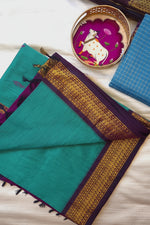 Load image into Gallery viewer, Bhairavi - भैरवी (Premium Handloom Gadwal Silk Cotton)