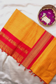 Maayili - मायिली (Premium Handloom Checked Gadwal Silk Cotton)