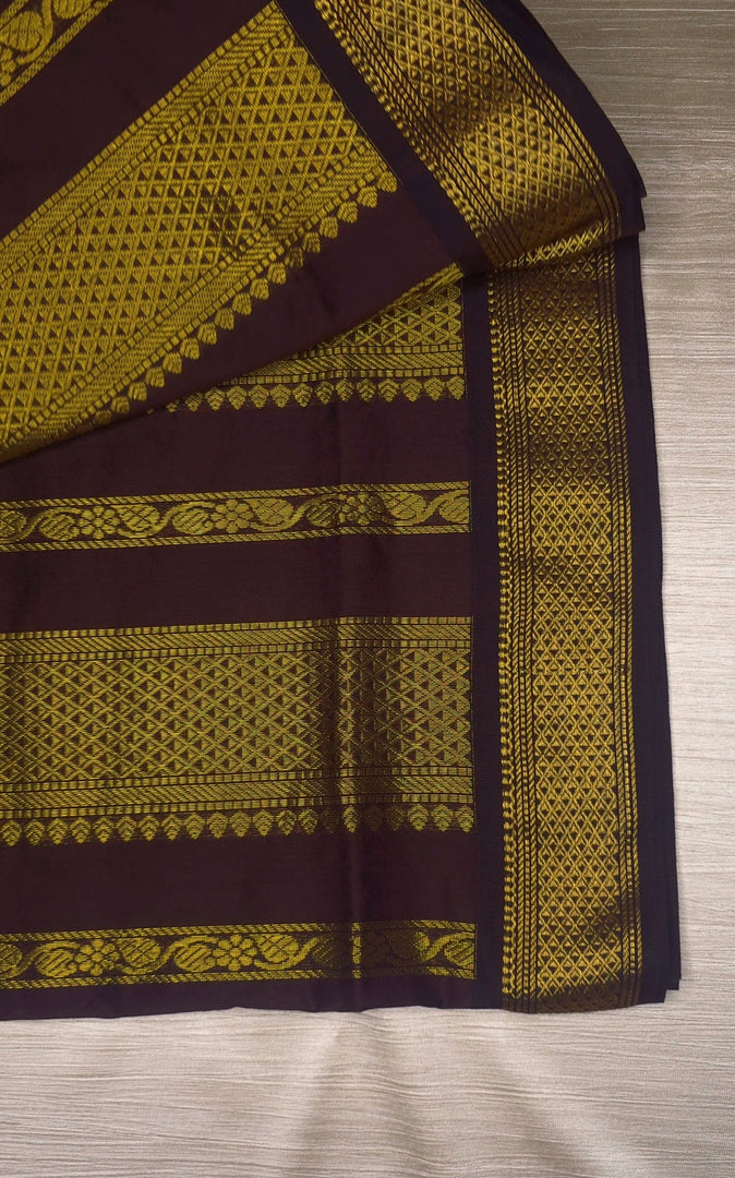 Kaapi - காபி (Premium Handloom Gadwal Silk Cotton)