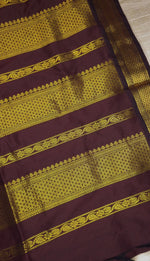 Load image into Gallery viewer, Kaapi - காபி (Premium Handloom Gadwal Silk Cotton)