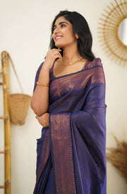 Deep Violet Sea (Premium Quality Silk)