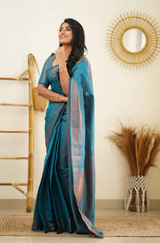 Misty Blue (Premium Quality Silk)