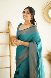 Midnight Teal (Premium Quality Silk)