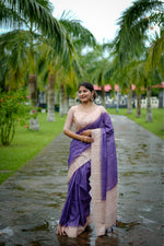 Load image into Gallery viewer, Elegant Soft Tussar (Premium Quality Soft Silk)