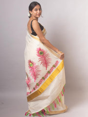 Marutham - മരുതം (Traditional Onam Kasavu Saree)