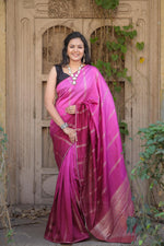 Load image into Gallery viewer, Pink Pink (1 Minute Ready To Wear Saree)
