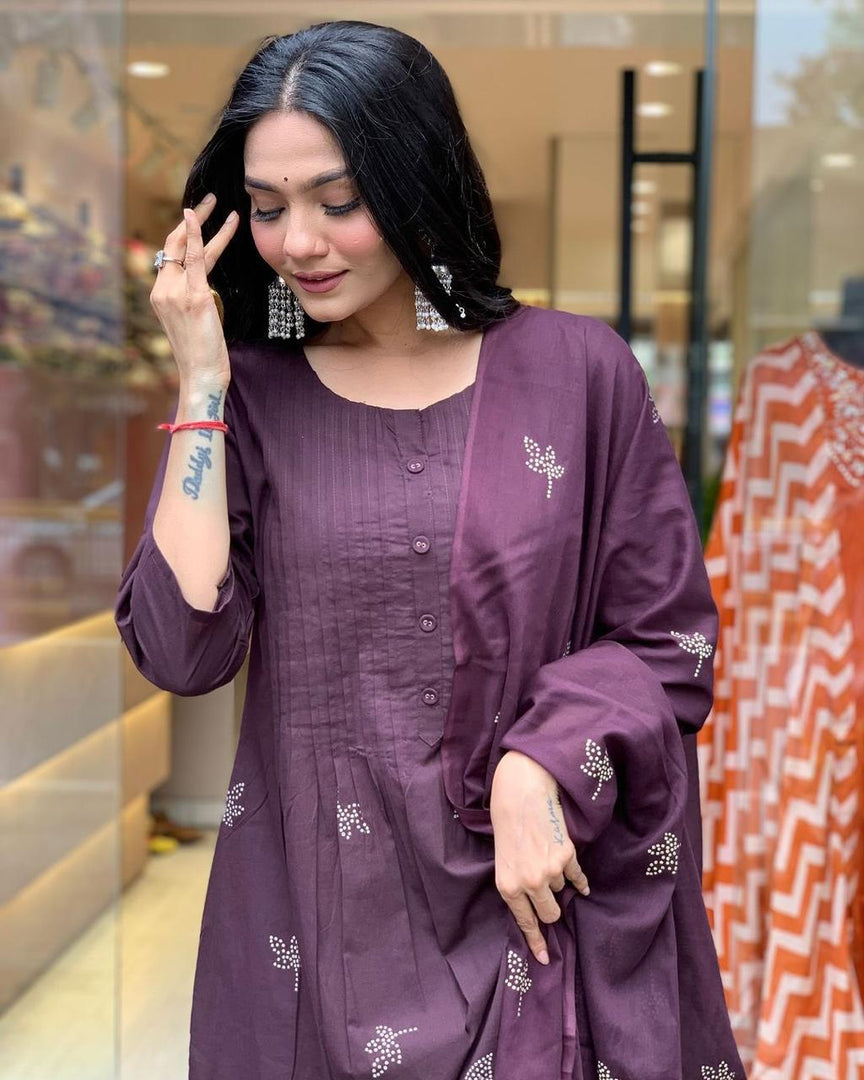 Nithi ~ Kurti Suit Set