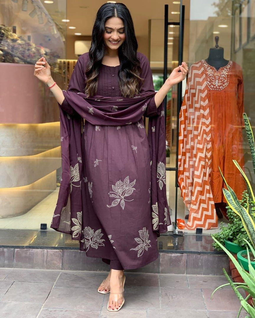 Nithi ~ Kurti Suit Set