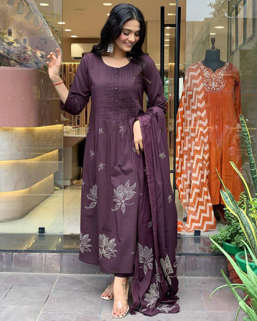 Nithi ~ Kurti Suit Set