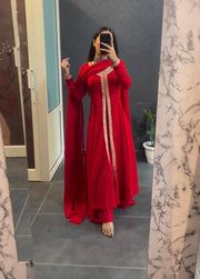 Kavi ~ Red Kurit Suit Set