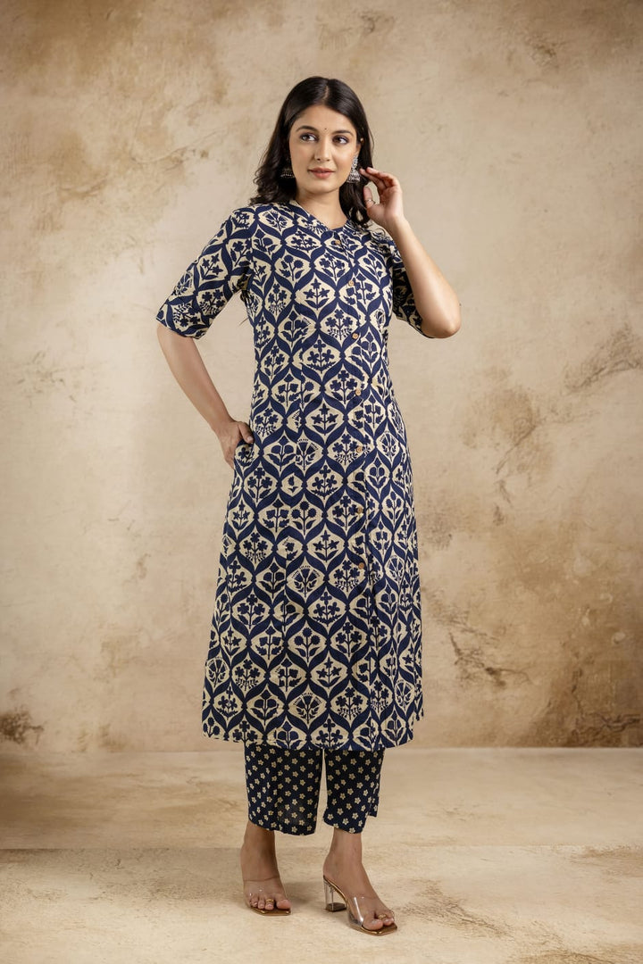 Naya ~ Navy Blue Co-ord Set
