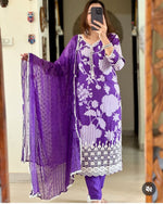 Load image into Gallery viewer, Palak ~ Purple Suit Set
