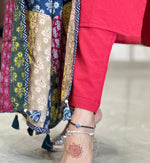 Load image into Gallery viewer, Surbhi ~ Yellow-Magenta Suit Set
