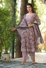 Load image into Gallery viewer, Jivika ~ Floral Kurti Set
