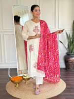 Load image into Gallery viewer, Amulya ~ Embroidery Kurti Set

