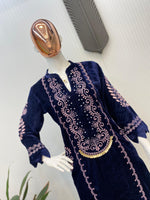 Load image into Gallery viewer, Teja ~ Embroidery Work Suit Set
