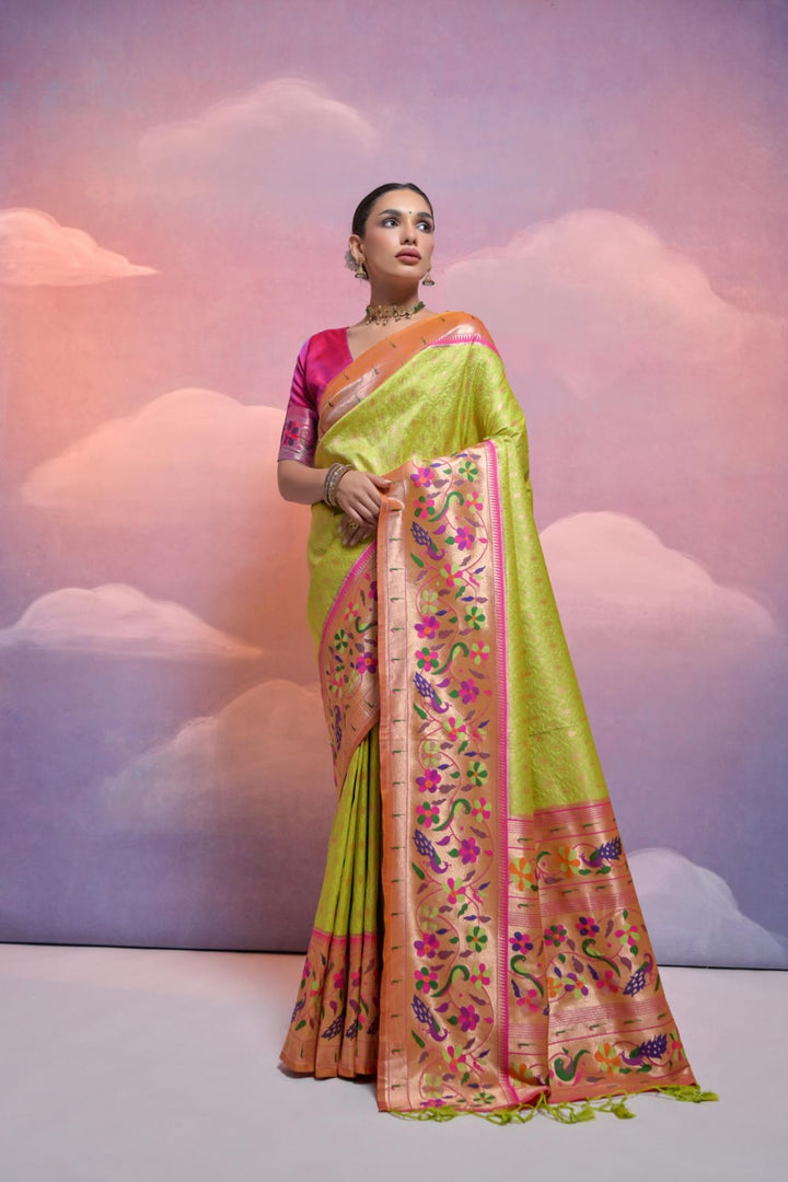 Subitha - (Premium Paithani Silk)