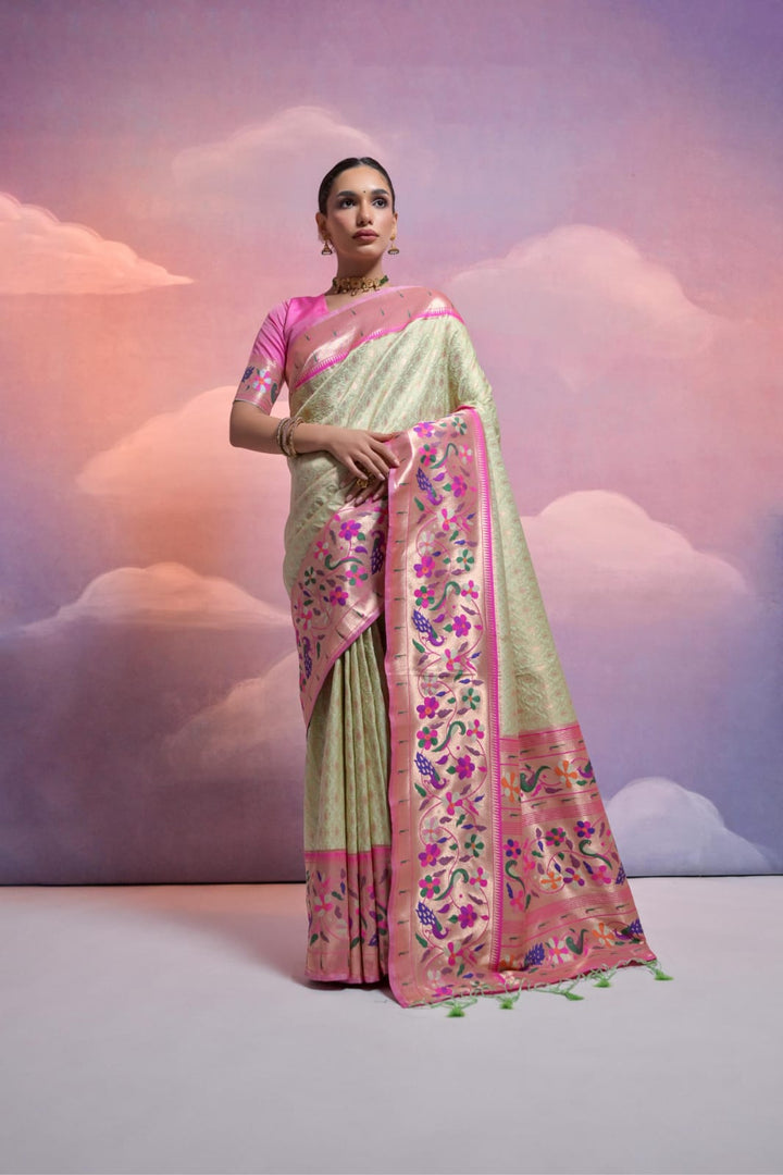 Sahanya - (Premium Paithani Silk)