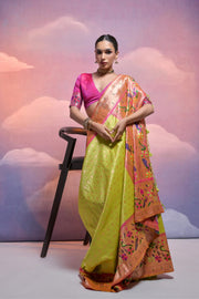 Subitha - (Premium Paithani Silk)