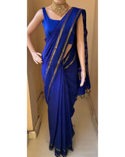 Neelam - நீலம் (Premium Handloom Gadwal Silk Cotton)