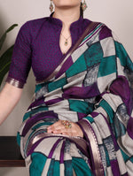 Load image into Gallery viewer, Dhamini - धामिनी (Premium Viscose Chanderi)
