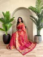 Load image into Gallery viewer, Bhakti (Premium Tissue Silk)
