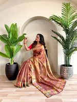 Load image into Gallery viewer, Bhakti (Premium Tissue Silk)
