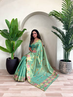 Load image into Gallery viewer, Bhakti (Premium Tissue Silk)

