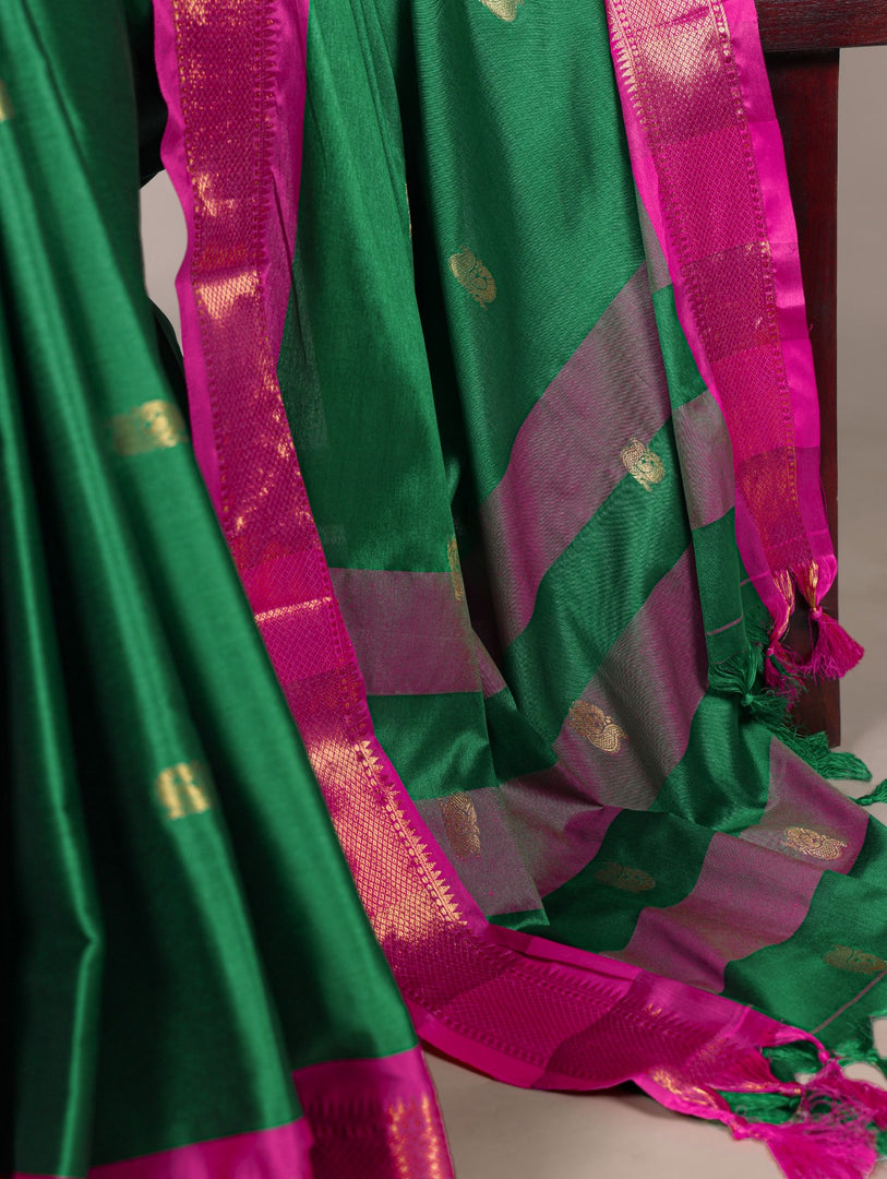 Sudha - സുധ (Paithani Concept Silk Cotton)