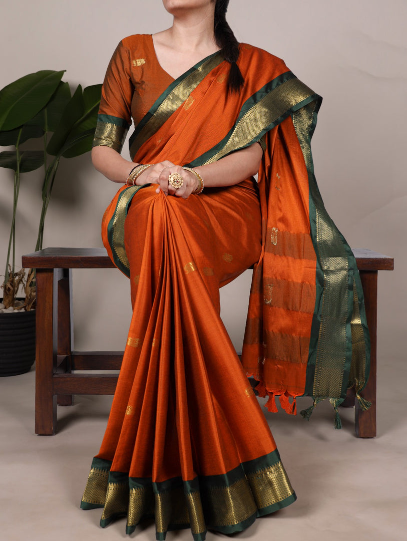 Raaji - ராஜி (Paithani Concept Silk Cotton)