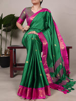 Load image into Gallery viewer, Sudha - സുധ (Paithani Concept Silk Cotton)
