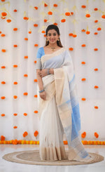 Load image into Gallery viewer, Kendhi - കേന്ധി (Traditional Onam Saree)
