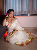 Load image into Gallery viewer, Pichi - പിച്ചി (Traditional Onam Saree)

