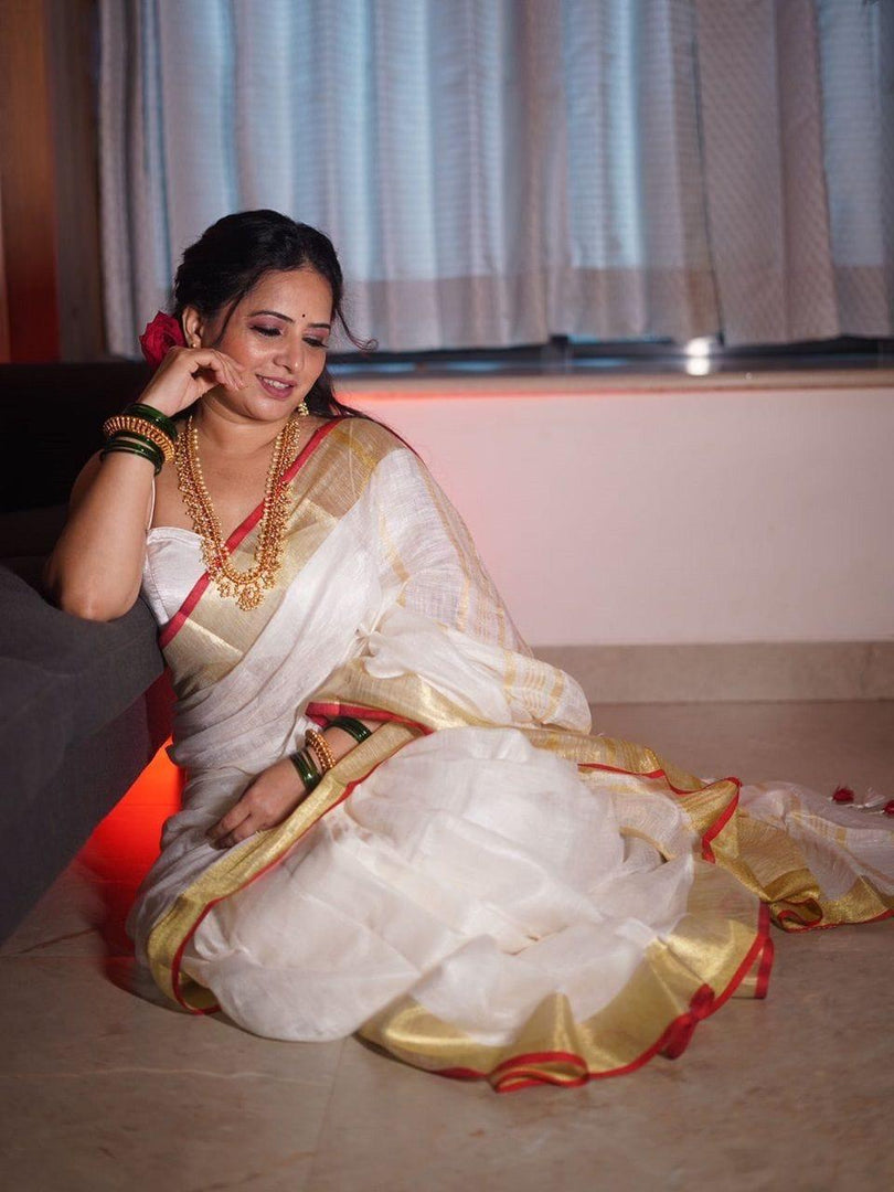 Pichi - പിച്ചി (Traditional Onam Saree)