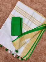 Load image into Gallery viewer, Pichi - പിച്ചി (Traditional Onam Saree)

