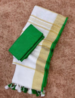 Load image into Gallery viewer, Pichi - പിച്ചി (Traditional Onam Saree)
