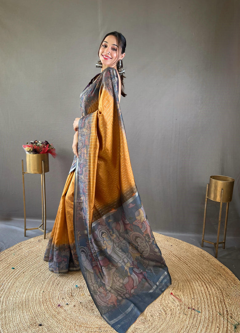 Aarvi (Premium Chanderi Silk)