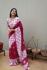 Load image into Gallery viewer, Batik Print (Premium Chanderi Cotton)
