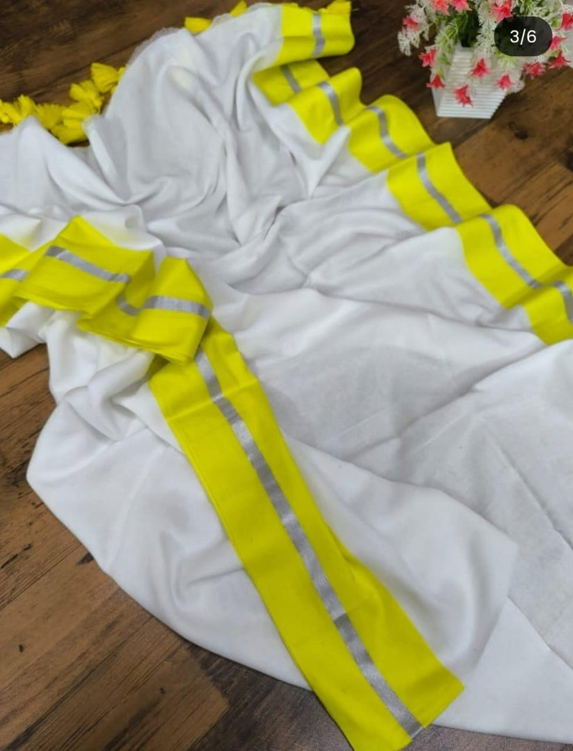 Yellow Mul (Premium Mul Cotton)