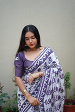 Load image into Gallery viewer, Samiha (Pure Chanderi Cotton)
