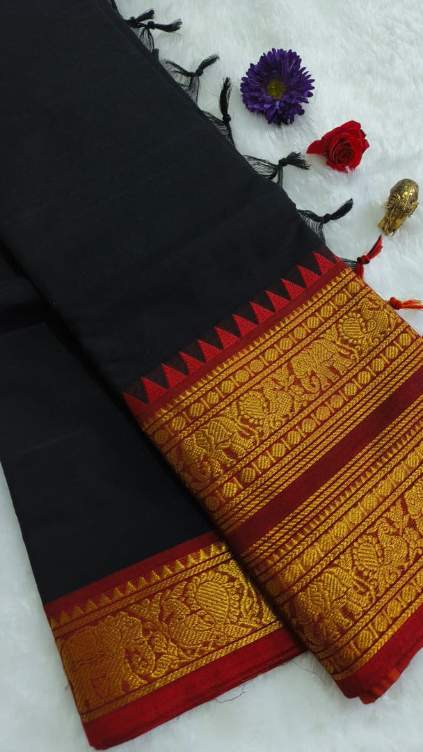 Nila - നിള (Premium Handloom Kanchi Cotton)