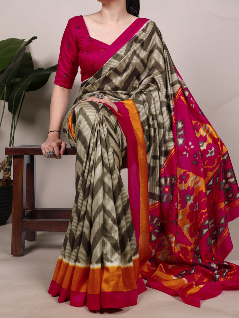 Lekha (Premium Tussar Silk)