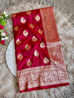 Load image into Gallery viewer, Meena Paithani silk (Premium Quality Paithani Silk)