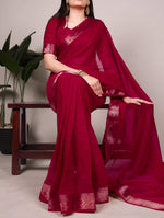 Load image into Gallery viewer, Shimmer (Premium Mixed Silk Saree)