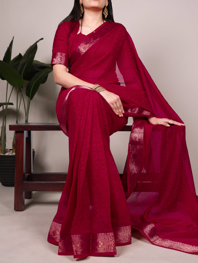 Shimmer (Premium Mixed Silk Saree)