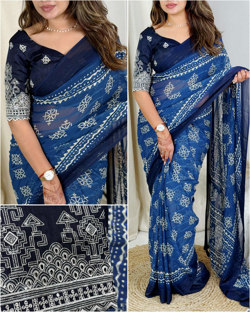 Banglori (Premium Georgette Saree)